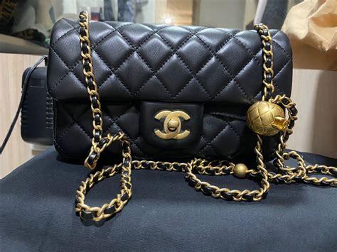 chanel ball bag|chanel adjustable chain bag.